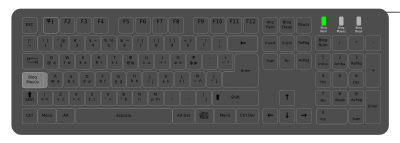Teclado-Latinbooker-Latinoamericano Qwerty Vectorizado (texto NO editable) clipart