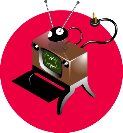 Tee vee clipart