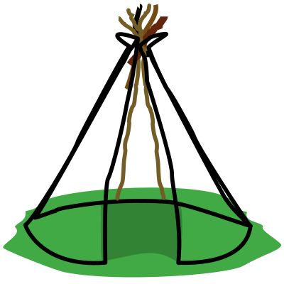Teepee clipart
