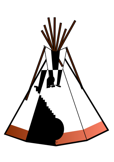 Teepee clipart