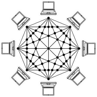 Telecommunications Network 2 clipart