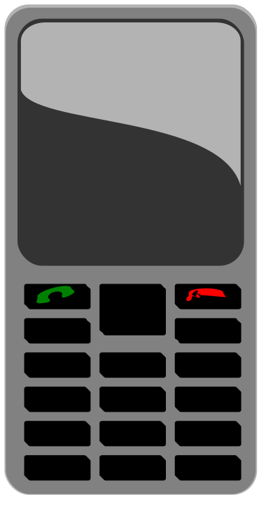 Telefonas mobilusis clipart