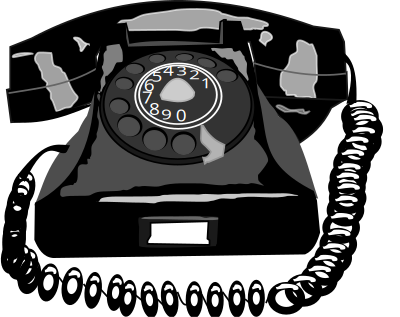 TELEFONE VINTAGE clipart