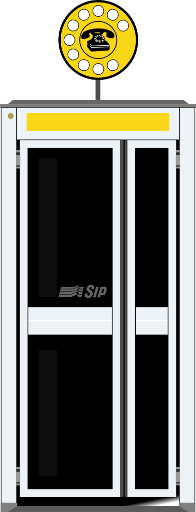 Telephone booth clipart
