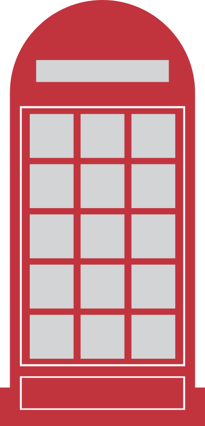 Telephone box clipart