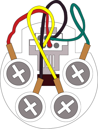 Telephone Jack - Back Side clipart