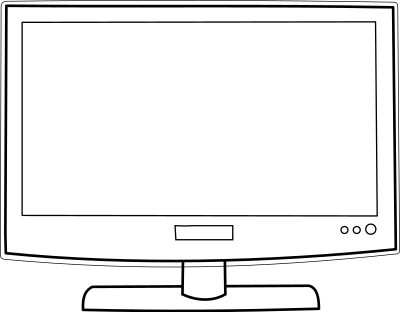 Television clipart