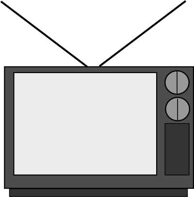 Television clipart