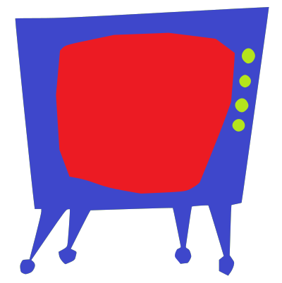 Television clipart