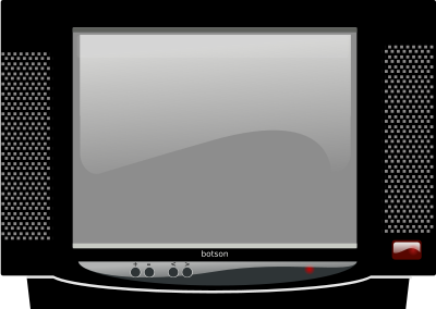 television CRT clipart