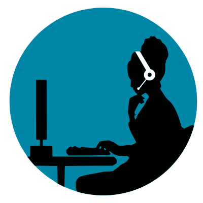 Telework Lady clipart