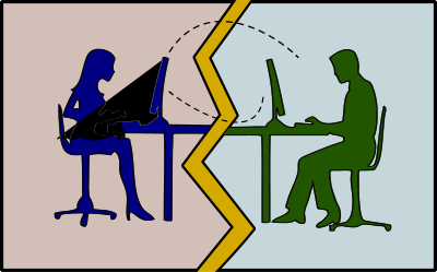 Telework People clipart