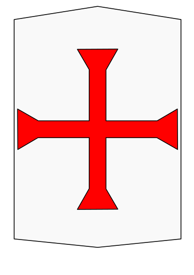 Templar Cross One clipart
