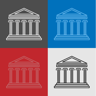 Temple building clipart