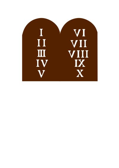 Ten Commandments.2 clipart