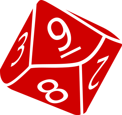 Ten Sided Dice clipart