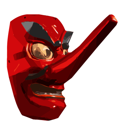 Tengu Mask clipart