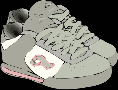 Tennie shoes clipart
