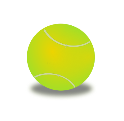 Tennis ball clipart