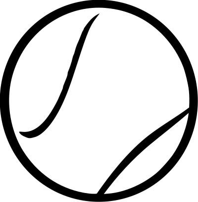 Tennis ball clipart