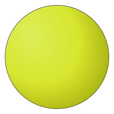 Tennis ball clipart