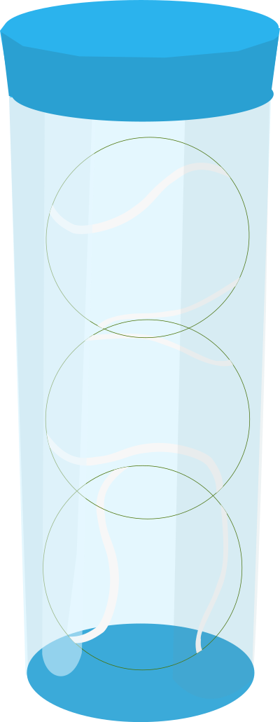 Tennis Ball Tube clipart