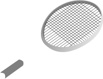 Tennis racket clipart