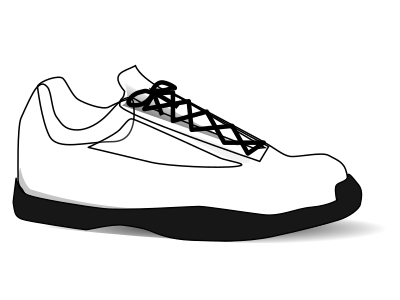Tennis Shoe clipart