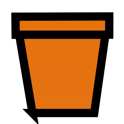 Terra cotta pot clipart