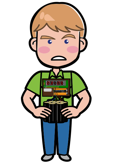 Terrorist Man clipart