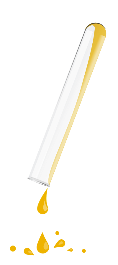 Test tube dripping clipart