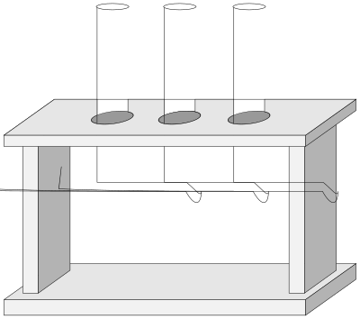 Test tube rack clipart