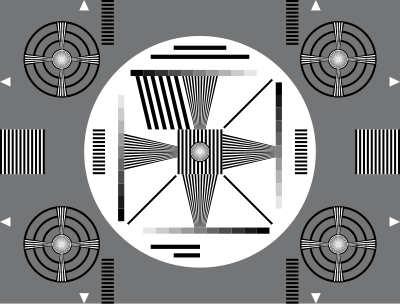 Testbild Schwarzweiß clipart