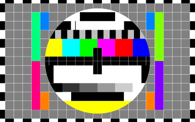 Testscreen with saturated colors clipart