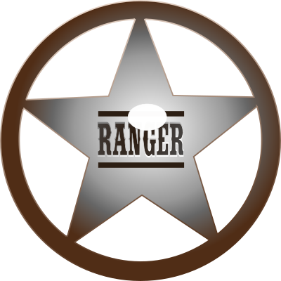 (Texas) Ranger Star clipart