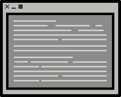 Text editor clipart