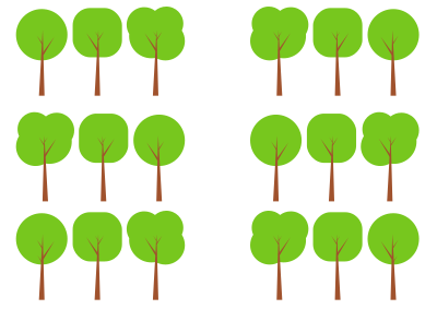 Three Tree clipart