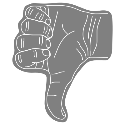 Thumb Down, 2008-02 clipart