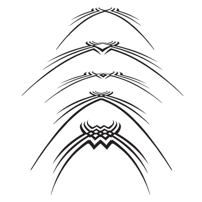 Tribal shapes clipart