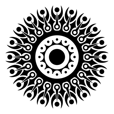 Tribal shield clipart