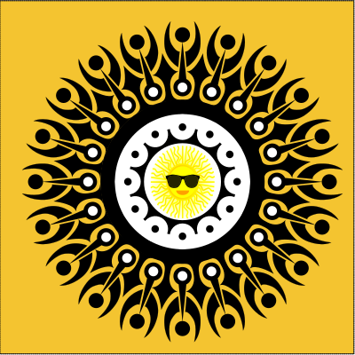 Tribal Sun Shield clipart