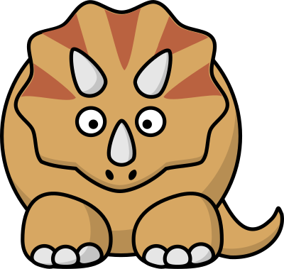 Triceratops clipart