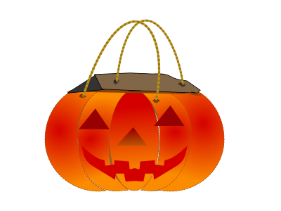 Trick Or Treat Bag 2 clipart