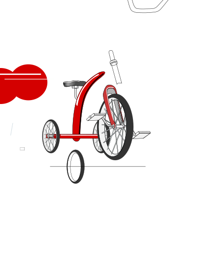 Tricycle clipart
