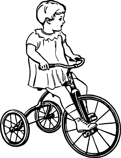 Tricycle clipart