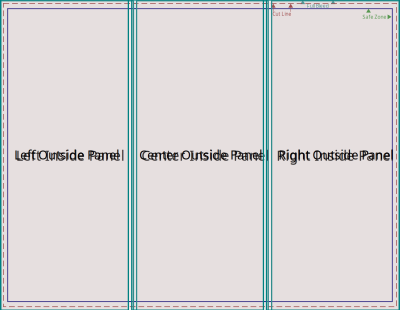 Trifold Brochure Template - Letter Size clipart