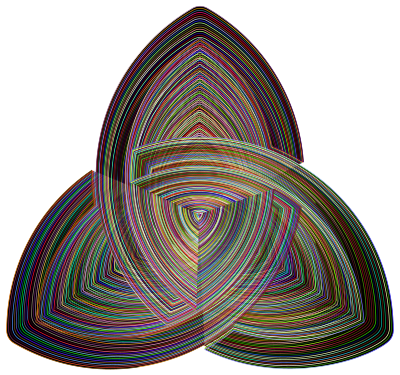 Trinity Celtic Knot Design 2 Variation 2 clipart