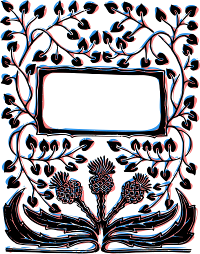 Trippy Pineapple Frame clipart