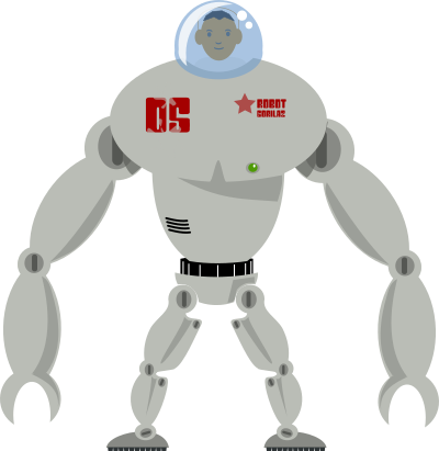 Tripulated robot clipart