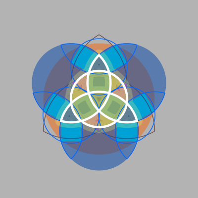 Triquetra construction clipart